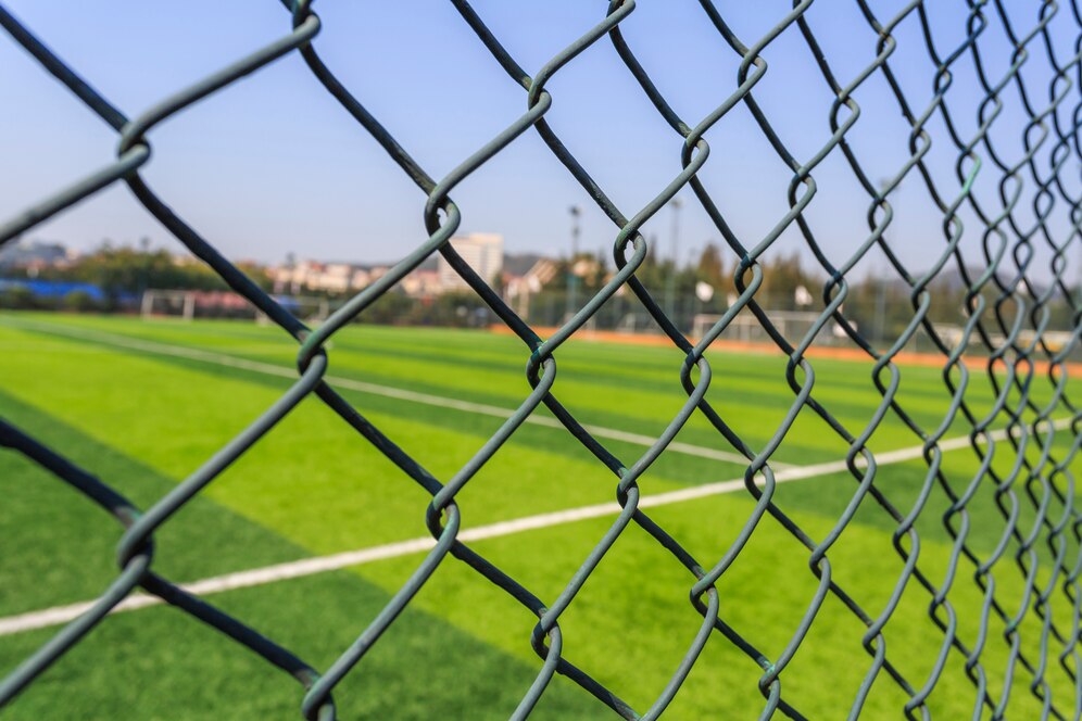 PVC coated chain link fence